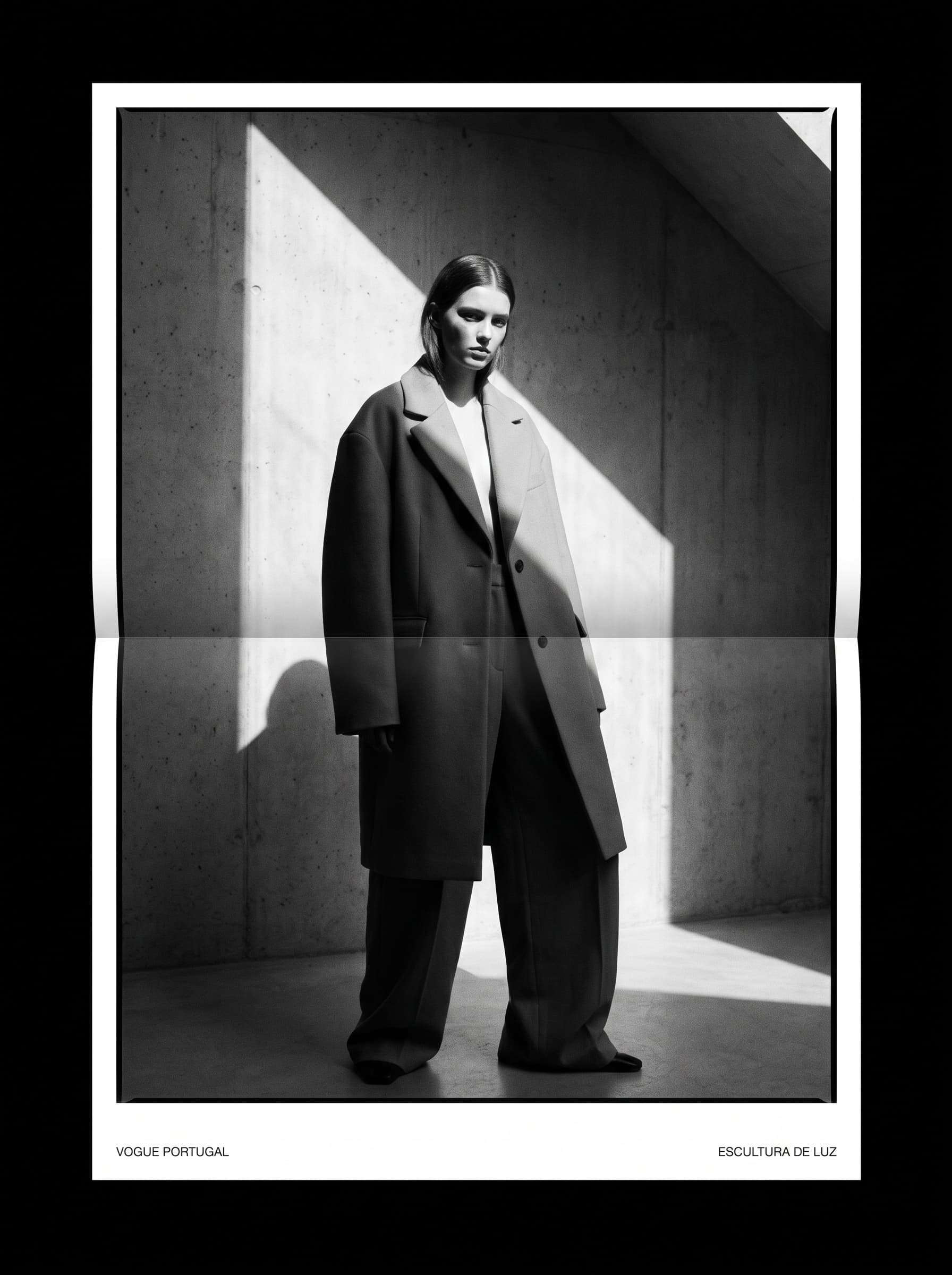 Editorial-фотография в монохроме